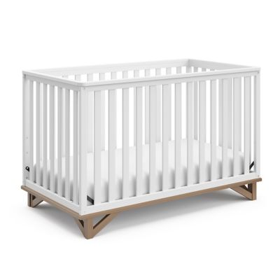 Storkcraft Santa Monica 5-In-1 Convertible Crib In White/driftwood
