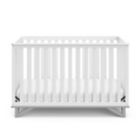 Alternate image 1 for Storkcraft&trade; Santa Monica 5-in-1 Convertible Crib in White/Grey