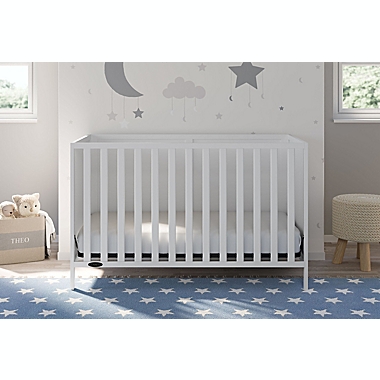Graco&reg; Theo 3-in-1 Convertible Crib in White. View a larger version of this product image.