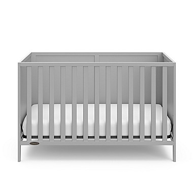 Graco&reg; Theo 3-in-1 Convertible Crib in Pebble Grey. View a larger version of this product image.