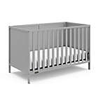 Alternate image 0 for Graco&reg; Theo 3-in-1 Convertible Crib in Pebble Grey