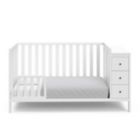 Alternate image 10 for Storkcraft&trade; Malibu 3-in-1 Customizable Convertible Storage Crib in White