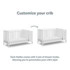 Alternate image 5 for Storkcraft&trade; Malibu 3-in-1 Customizable Convertible Storage Crib in White