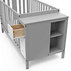 Alternate image 5 for Storkcraft&trade; Malibu 3-in-1 Customizable Convertible Storage Crib in Grey/White