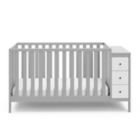 Alternate image 13 for Storkcraft&trade; Malibu 3-in-1 Customizable Convertible Storage Crib in Grey/White
