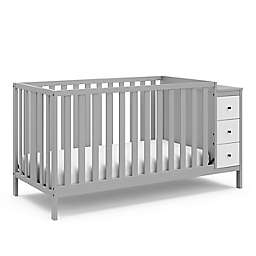 Storkcraft™ Malibu 3-in-1 Customizable Convertible Storage Crib in Grey/White