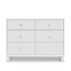 Alternate image 1 for Storkcraft&reg; Modern 6-Drawer Double Dresser in White