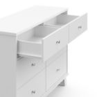 Alternate image 3 for Storkcraft&reg; Modern 6-Drawer Double Dresser in White