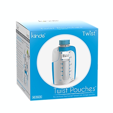 Kiinde&trade; Twist Pouch 40-Count 6 oz. Direct-Pump Breastmilk Storage Pouches. View a larger version of this product image.