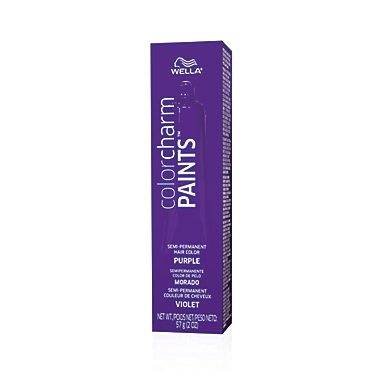 Wella&reg; 2 oz. Color Charm Paints Semi-Permanent Hair Color in Purple. View a larger version of this product image.