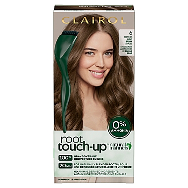 Clairol Root Temp&reg; Root Touch Up by Natural Instincts Permanent Color in Light Brown 6. View a larger version of this product image.