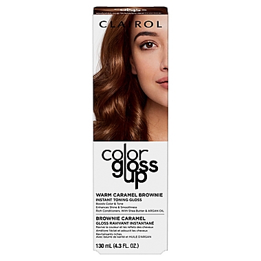 Clairol&reg; Color Gloss Up Temporary Color Gloss in Warm Caramel Brownie. View a larger version of this product image.