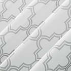 Alternate image 3 for Sun Zero&reg; Ria Trellis Indoor/Outdoor UV Protectant 108-Inch  Curtain Panel in Grey (Single)
