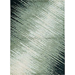 HomeRoots Abstract Rug in Silver/Grey