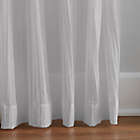 Alternate image 2 for Elrene Home Fashions&reg; Jolie 108-Inch Tie Top Sheer Window Curtain Panel in Grey (Single)
