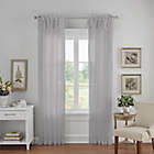 Alternate image 0 for Elrene Home Fashions&reg; Jolie 108-Inch Tie Top Sheer Window Curtain Panel in Grey (Single)