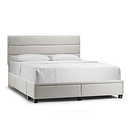 Glamour Home™ Arnia Upholstered Platform Bed with Storage