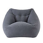 Alternate image 4 for Simply Essential&trade; Sherpa Bean Bag Chair in Grey