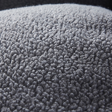 Simply Essential&trade; Sherpa Bean Bag Chair in Grey. View a larger version of this product image.