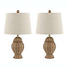 Alternate image 0 for JONATHAN Y Margie Wicker 20.5&quot; Bohemian Rustic Iron LED Table Lamp in Natural/Beige