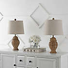 Alternate image 1 for JONATHAN Y Margie Wicker 20.5&quot; Bohemian Rustic Iron LED Table Lamp in Natural/Beige