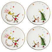 Lenox&reg; Grinchmas Christmas Accent Plates in Ivory (Set of 4)