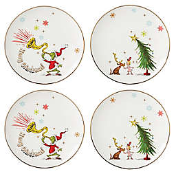 Lenox® Grinchmas Christmas Accent Plates in Ivory (Set of 4)