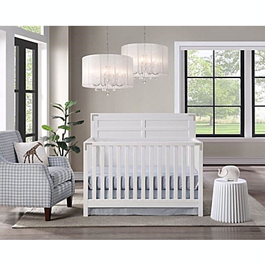 Ti Amo Mila 4-in-1 Convertible Crib in Snow White. View a larger version of this product image.