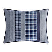 Nautica&reg; Adelson Quilt Standard Pillow Sham in Navy