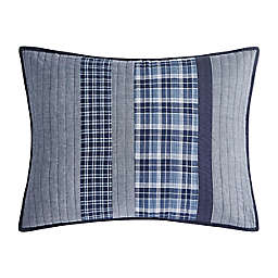 Nautica® Adelson Quilt Standard Pillow Sham in Navy