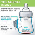 Alternate image 2 for ChiccoDuo&reg; 5 oz. Hybrid Baby Bottle with Invinci-Glass&trade; in Clear/Grey