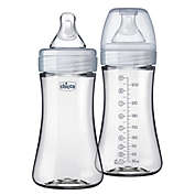ChiccoDuo&reg; 9 oz. 2-Pack Hybrid Baby Bottles with Invinci-Glass&trade;