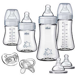 ChiccoDuo™  Newborn Hybrid Baby Bottle Starter Gift Set with Invinci-Glass™ in Clear/Grey