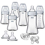 ChiccoDuo&reg; Deluxe Hybrid Baby Bottle Gift Set with Invinci-Glass&reg; in Clear/Grey