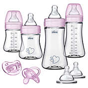 ChiccoDuo&reg; Newborn Hybrid Baby Bottle Starter Gift Set with Invinci-Glass&trade; in Pink