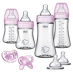 ChiccoDuo™  Newborn Hybrid Baby Bottle Starter Gift Set with Invinci-Glass™ in Pink