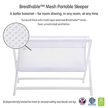 BreathableBaby Mesh Portable Sleeper. View a larger version of this product image.