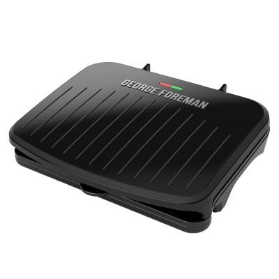 George Foreman&reg; 5-Serving Classic Plate Grill in Black