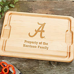 Alabama Crimson Tide Personalized Cutting Board