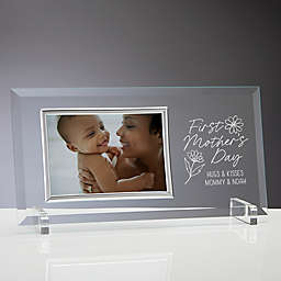First Mother's Day Personalized Glass Picture Frame