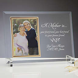 A Mother Is... Personalized Glass Frame