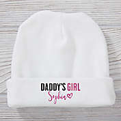 Daddy&#39;s Girl Personalized Baby Hat