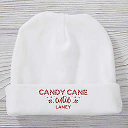 Candy Cane Lane 0-6M Personalized Christmas Baby Hat