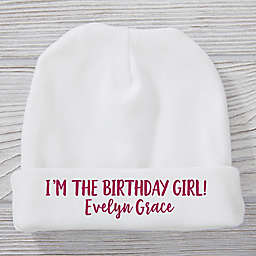 Family Birthday Personalized Baby Hat
