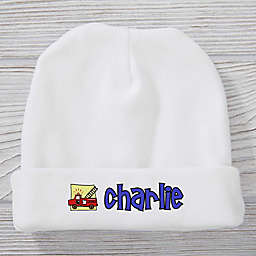 He's All Boy Personalized Baby Hat