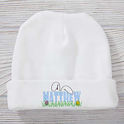 Ears To You 0-6M Personalized Easter Baby Hat