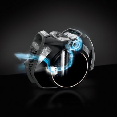 Miele&reg; Boost CX1 Cat &amp; Dog Powerline Bagless Canister Vacuum in Black. View a larger version of this product image.