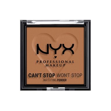 NYX Professional Makeup Can't Stop Won't Stop Mattifying Powder in Mocha. View a larger version of this product image.
