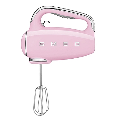 SMEG 50&#39;S Retro Style Hand Mixer in Pink. View a larger version of this product image.