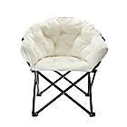 Alternate image 1 for Simply Essential&trade; Foldable Faux Fur Club Chair in Ivory